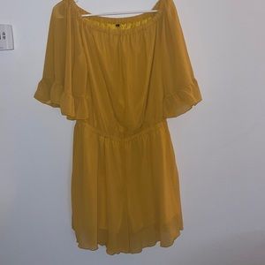 Mustard yellow romper